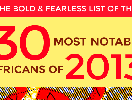Part 1: 30 Most Notable Africans of 2013